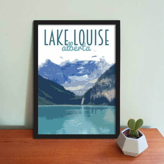 Lake Louise Travel Poster