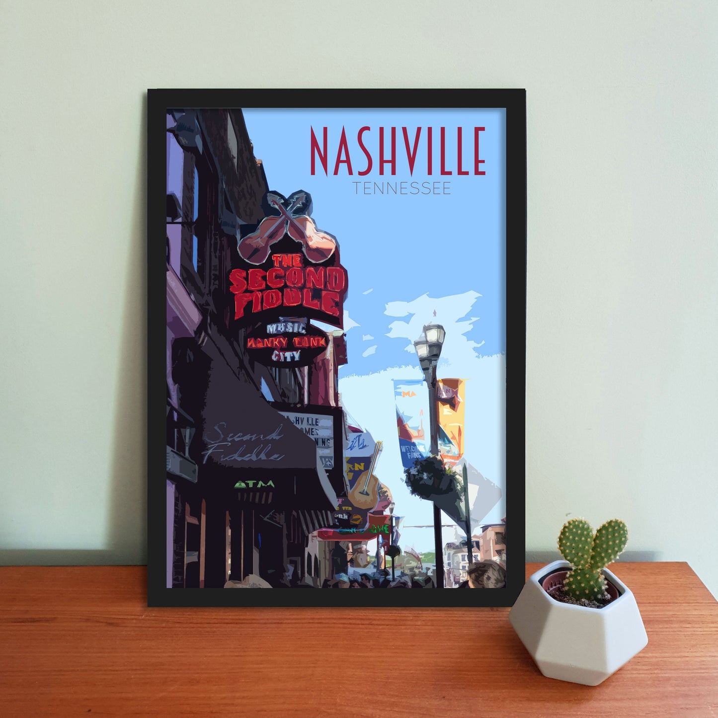 Nashville Travel Poster
