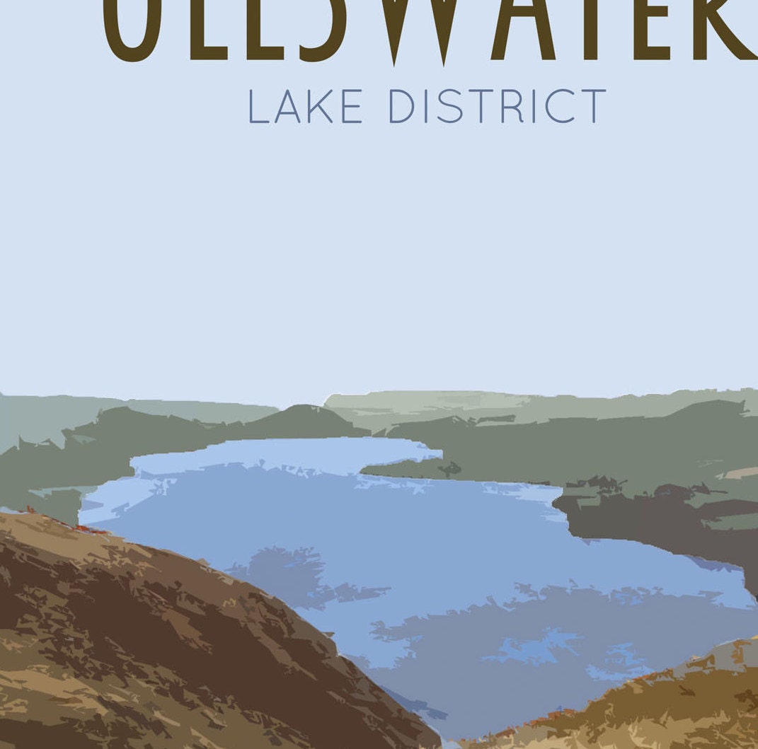 Ullswater Travel Poster