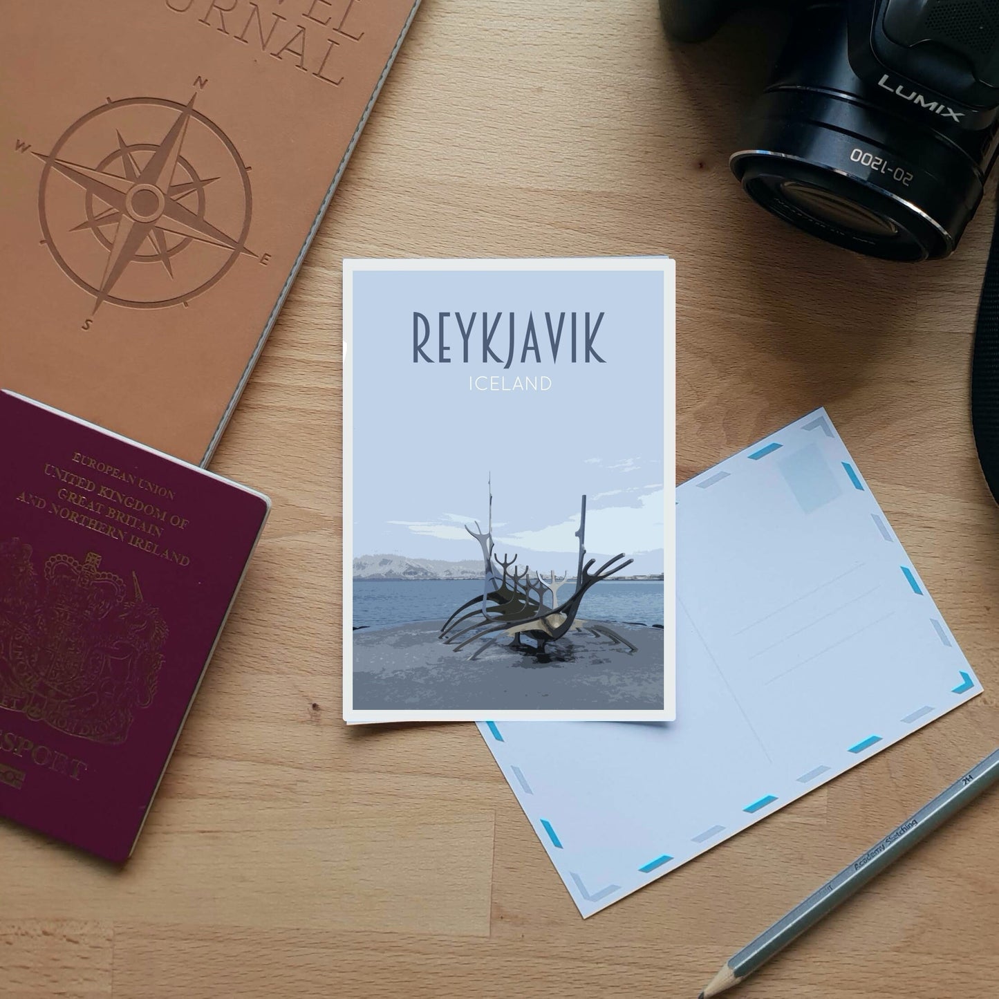 Reykjavik Travel Poster