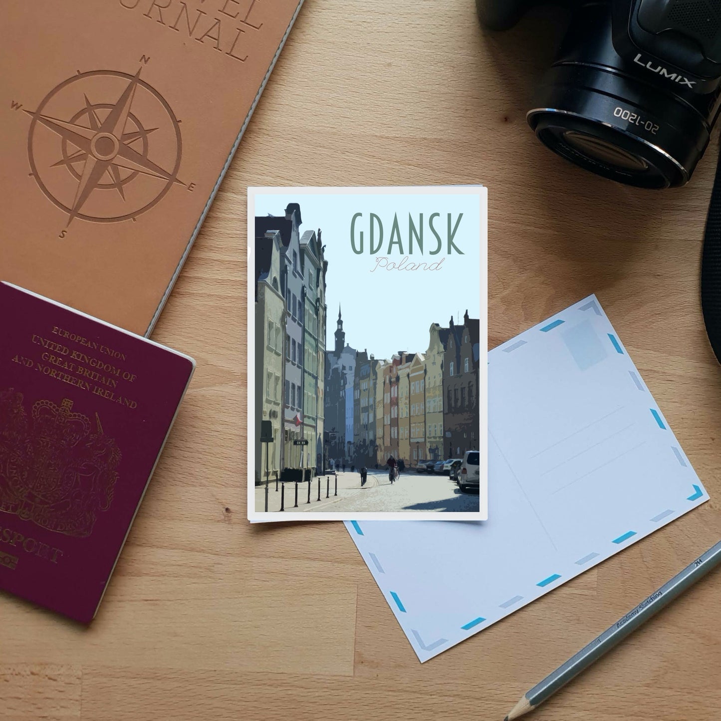 Gdansk Travel Poster