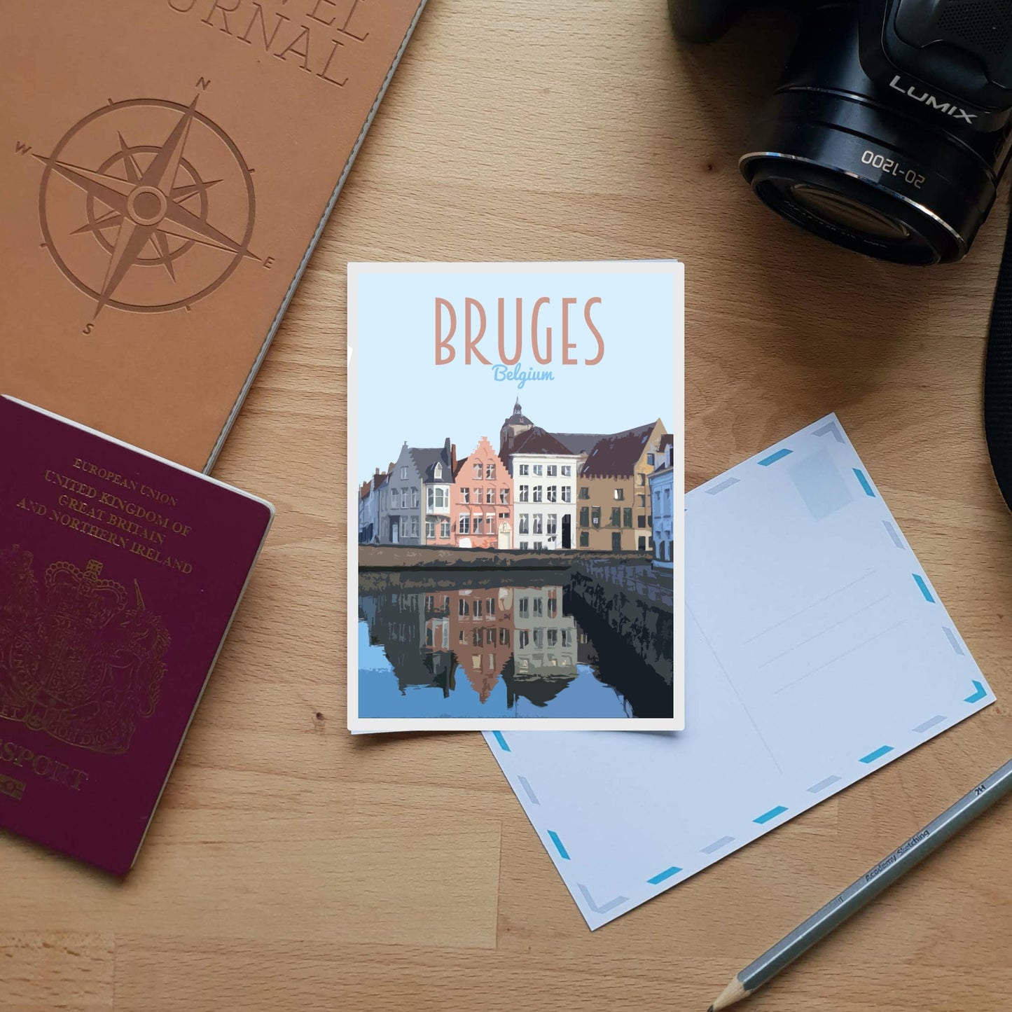 Bruges Travel Poster