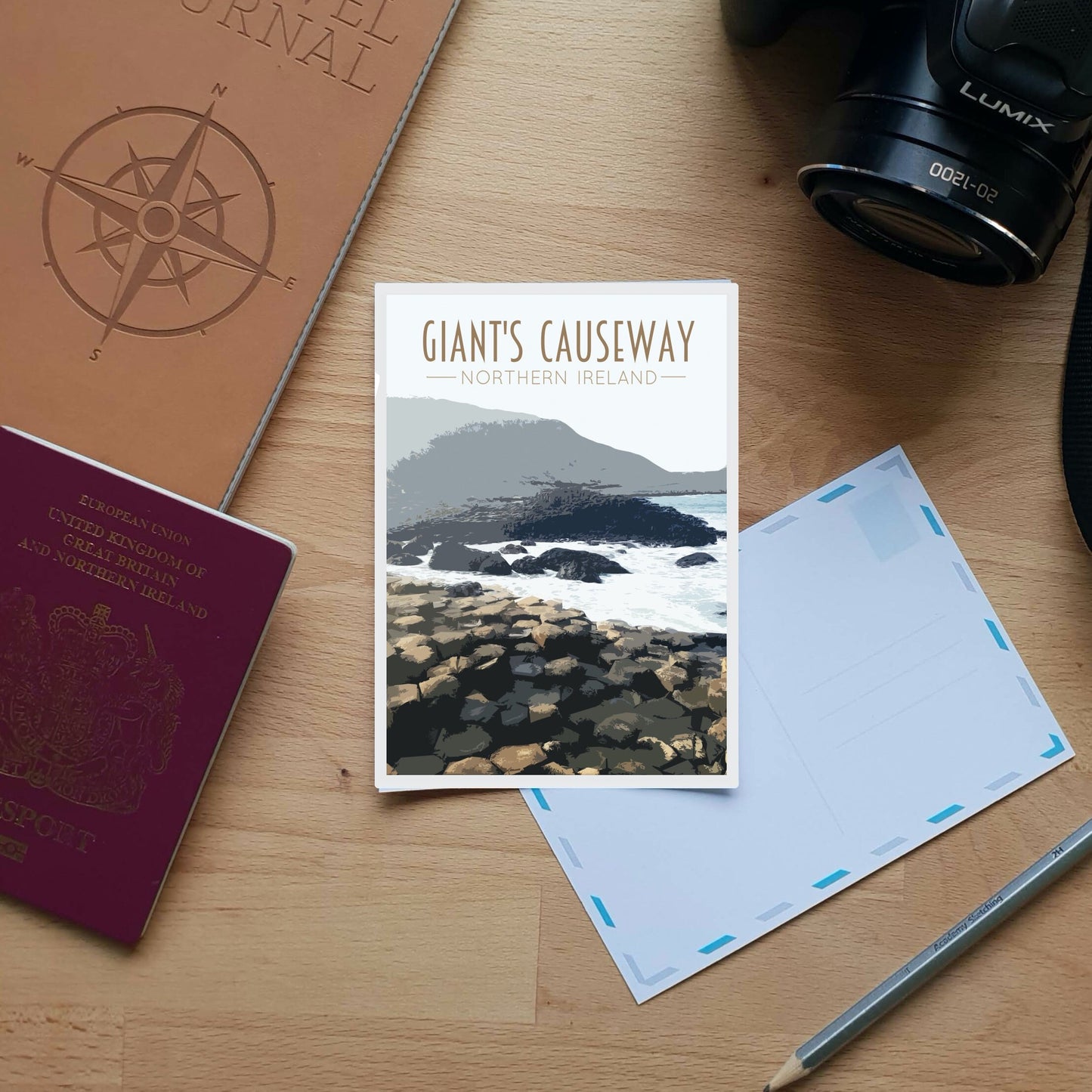 Giant's Causeway Travel Poster