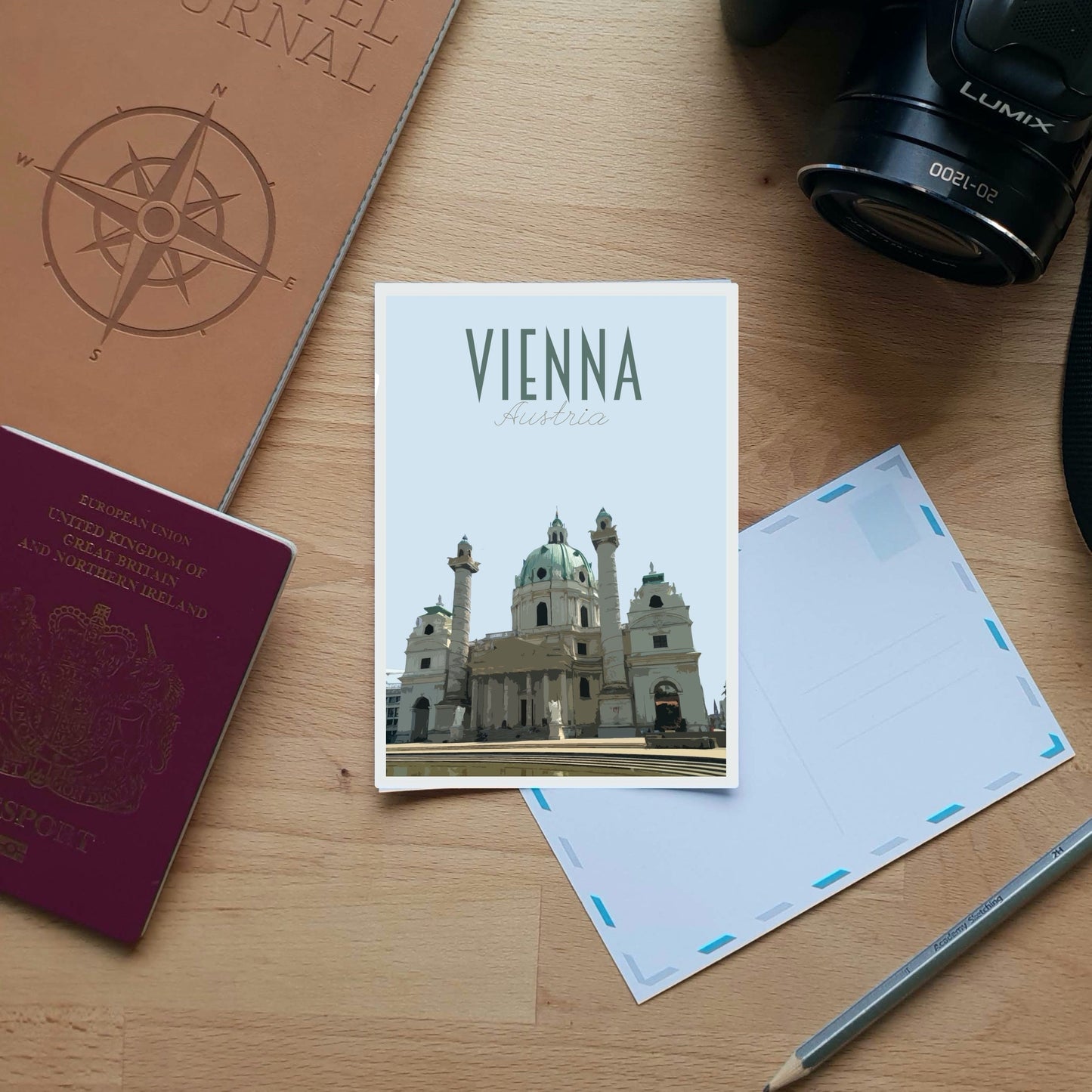 Vienna Travel Poster