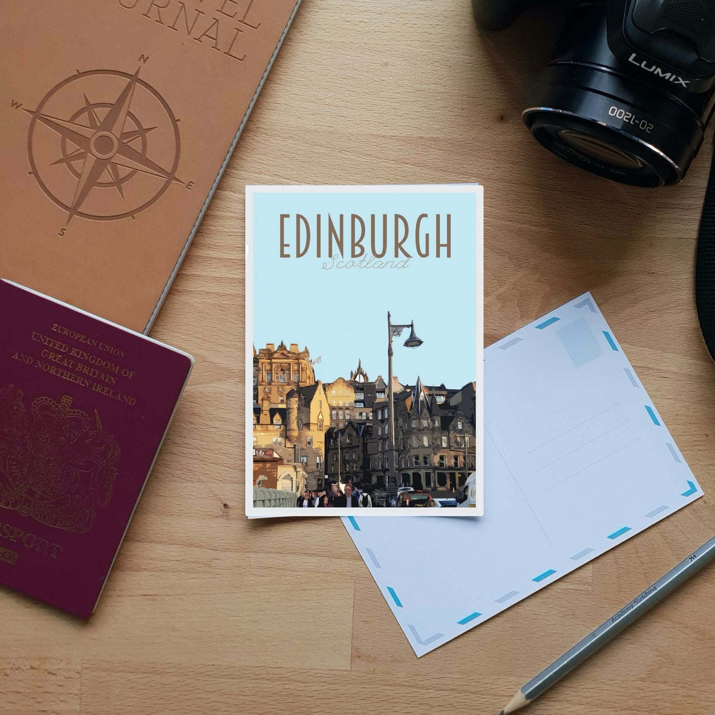 Edinburgh Travel Poster