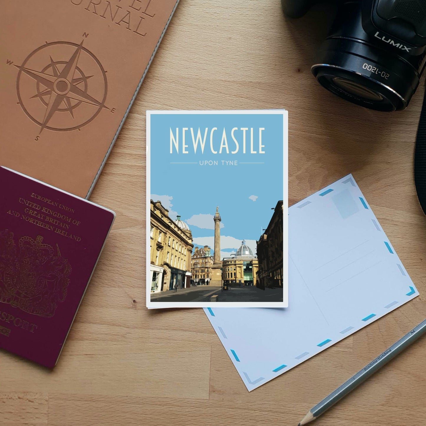 Newcastle Travel Poster