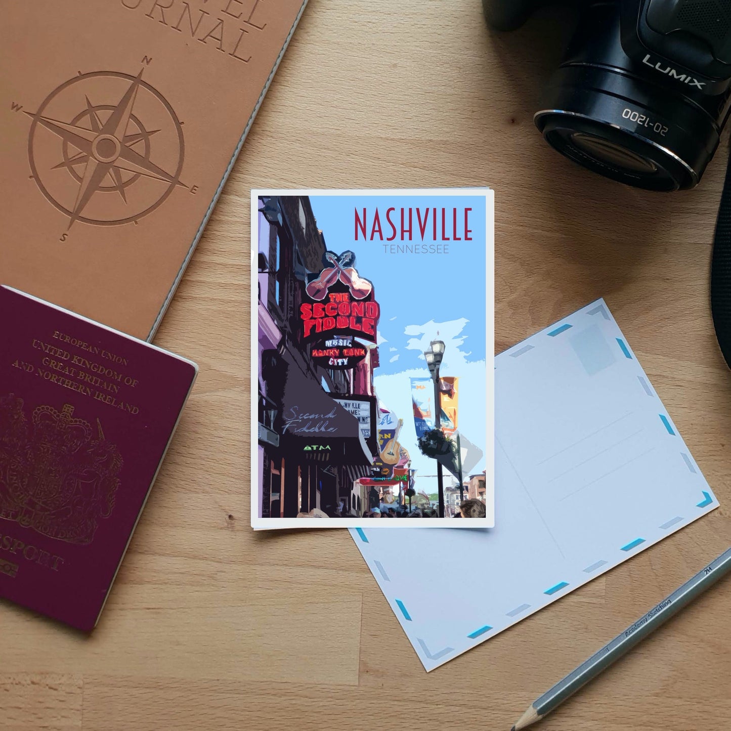 Nashville Travel Poster