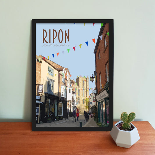 Ripon Travel Poster
