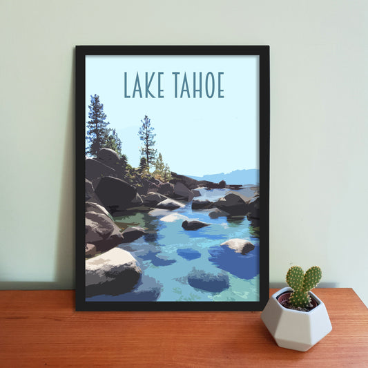 Lake Tahoe Travel Poster