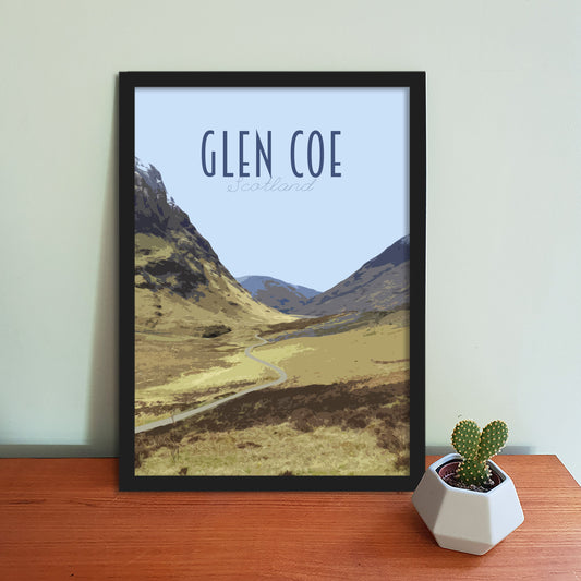Glen Coe Travel Poster
