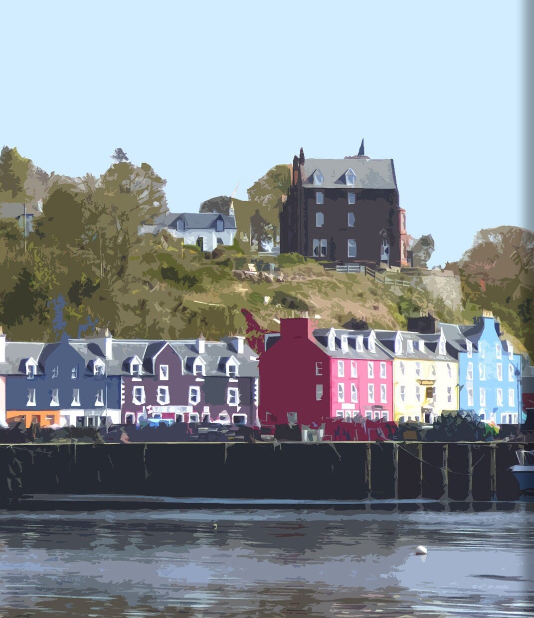 Tobermory Travel Poster