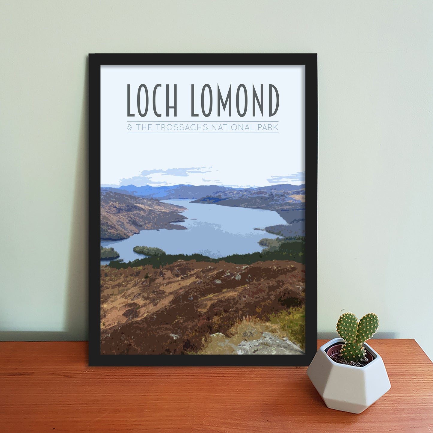 Loch Lomond Travel Poster