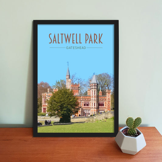 Saltwell Park, Gateshead Travel Poster