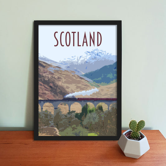 Scotland Travel Poster