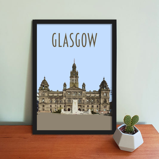 Glasgow Travel Poster