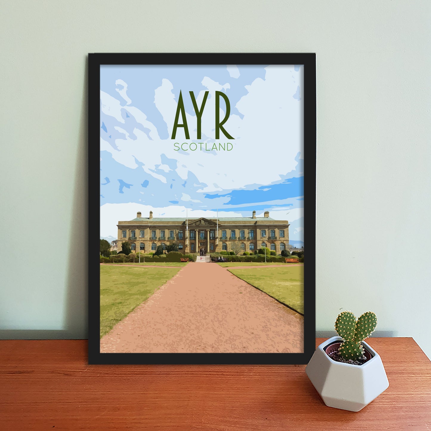 Ayr Travel Poster