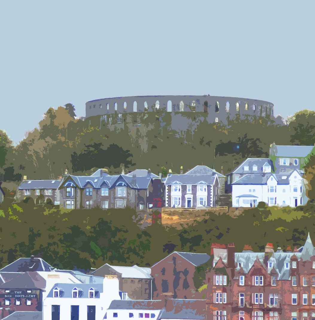 Oban Travel Poster