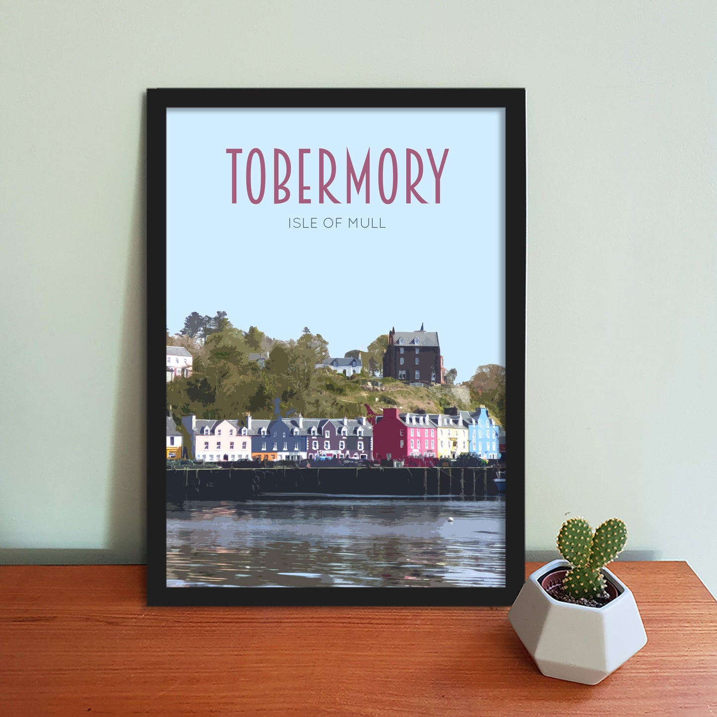 Tobermory Travel Poster