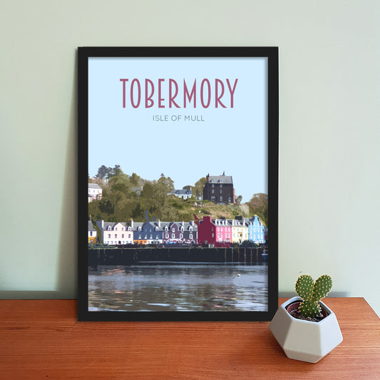 Tobermory Travel Poster