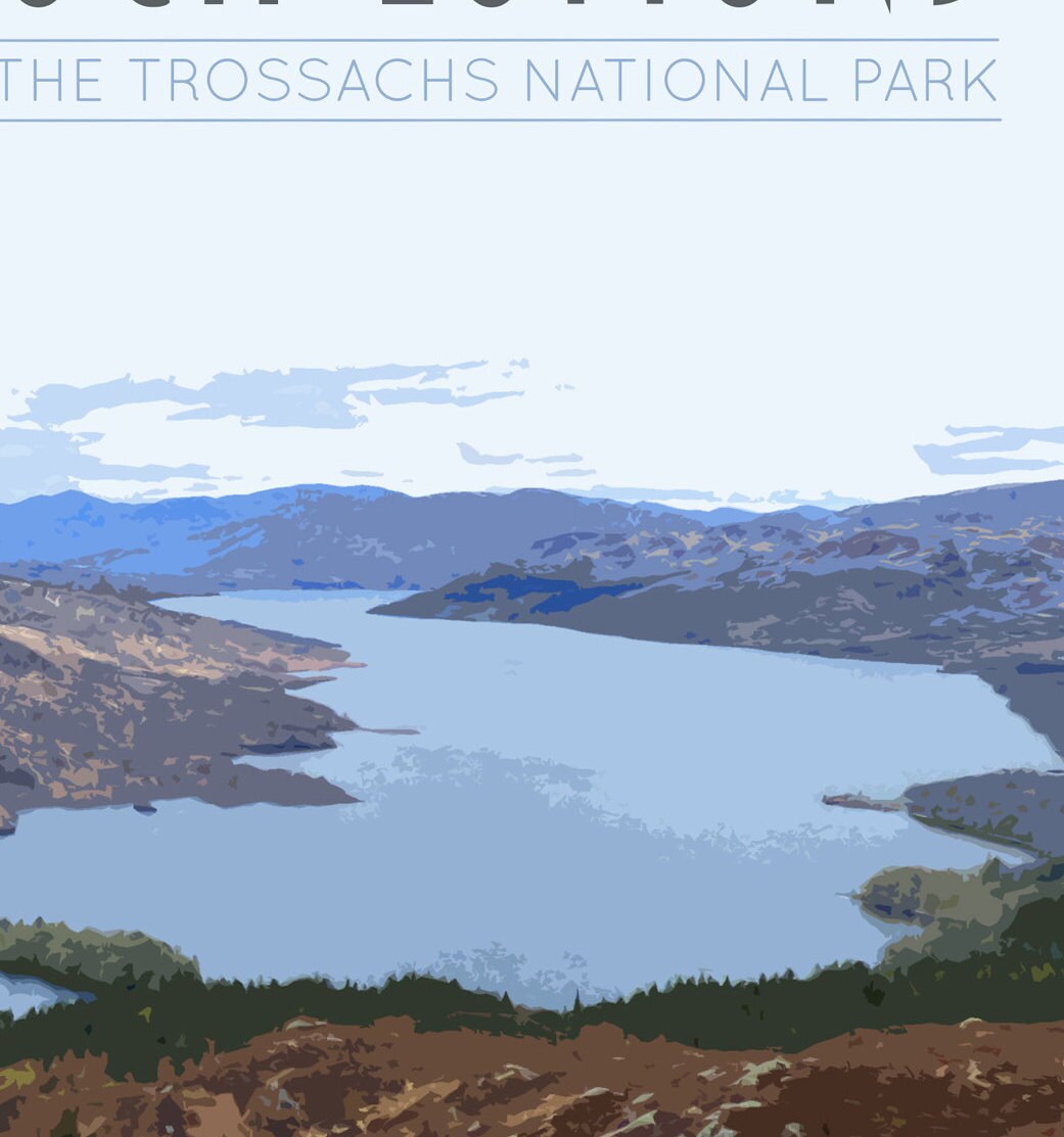Loch Lomond Travel Poster