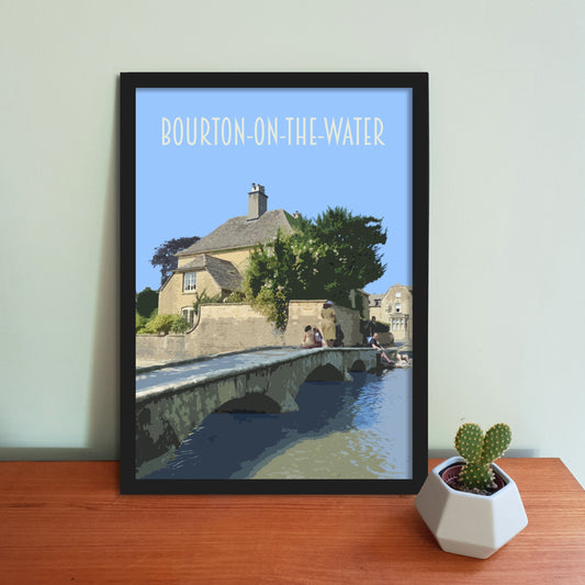 Bourton-on-the-Water Travel Poster