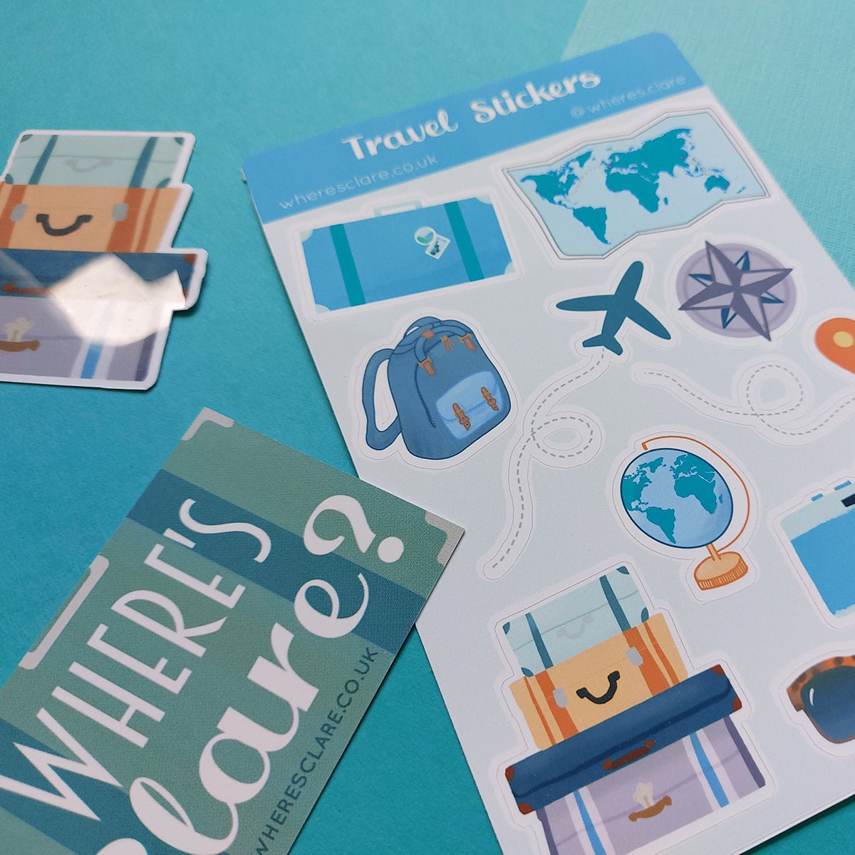 Travel Sticker Sheet