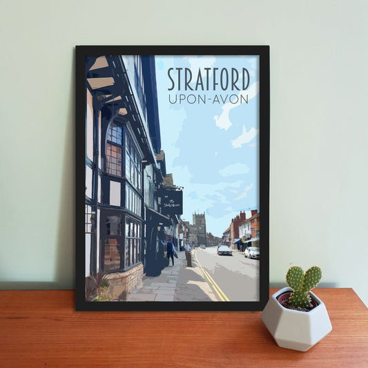 Stratford Upon Avon Travel Poster