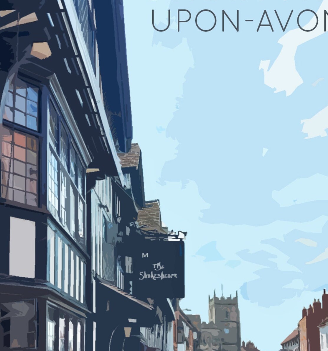 Stratford Upon Avon Travel Poster