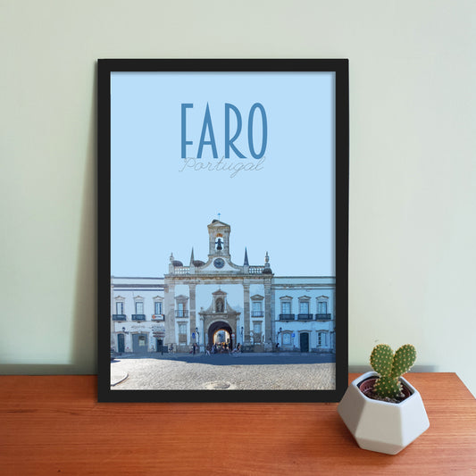 Faro Travel Poster