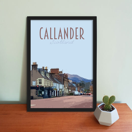 Callander Travel Poster