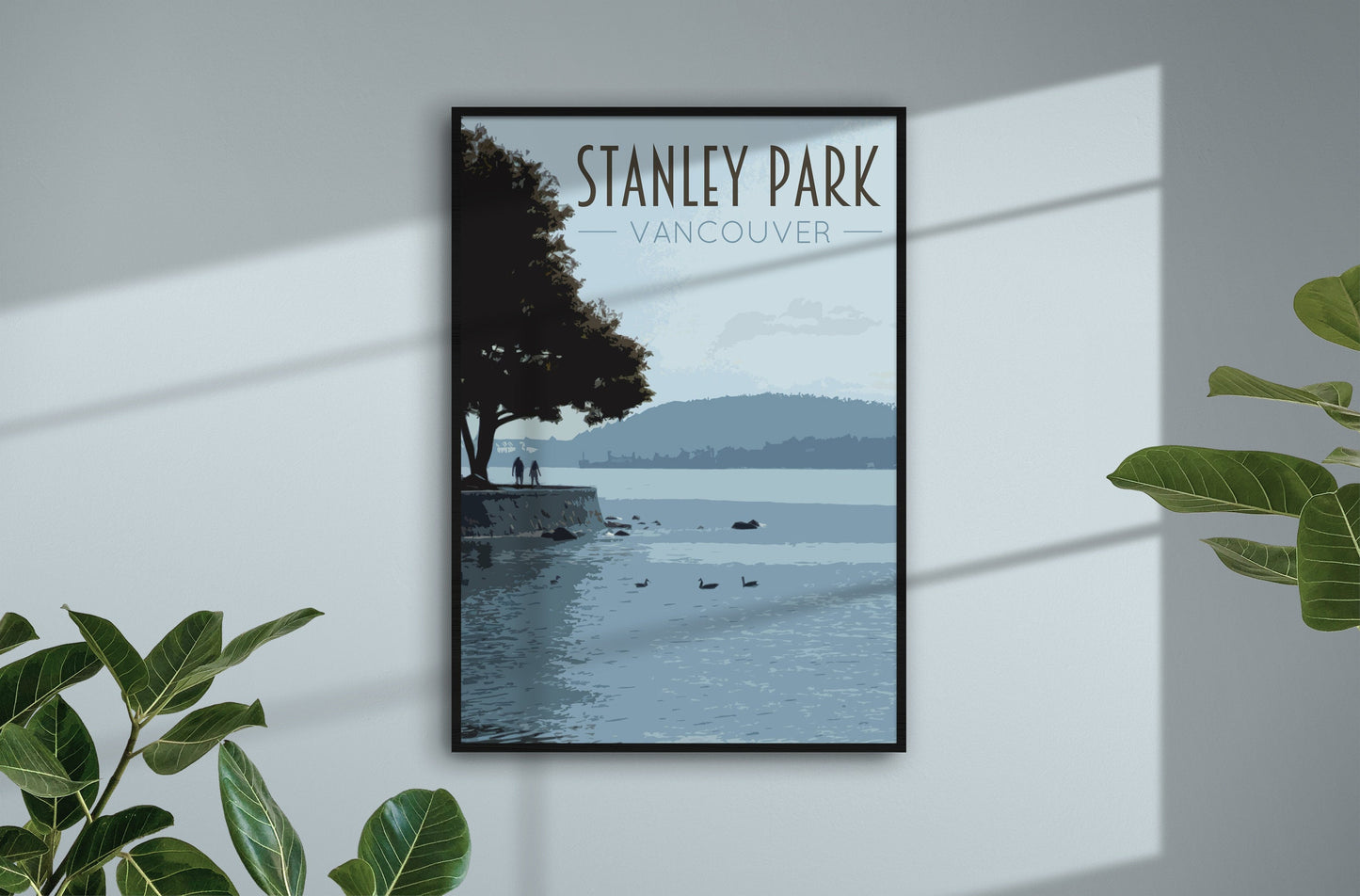 Vancouver Travel Poster, Stanley Park