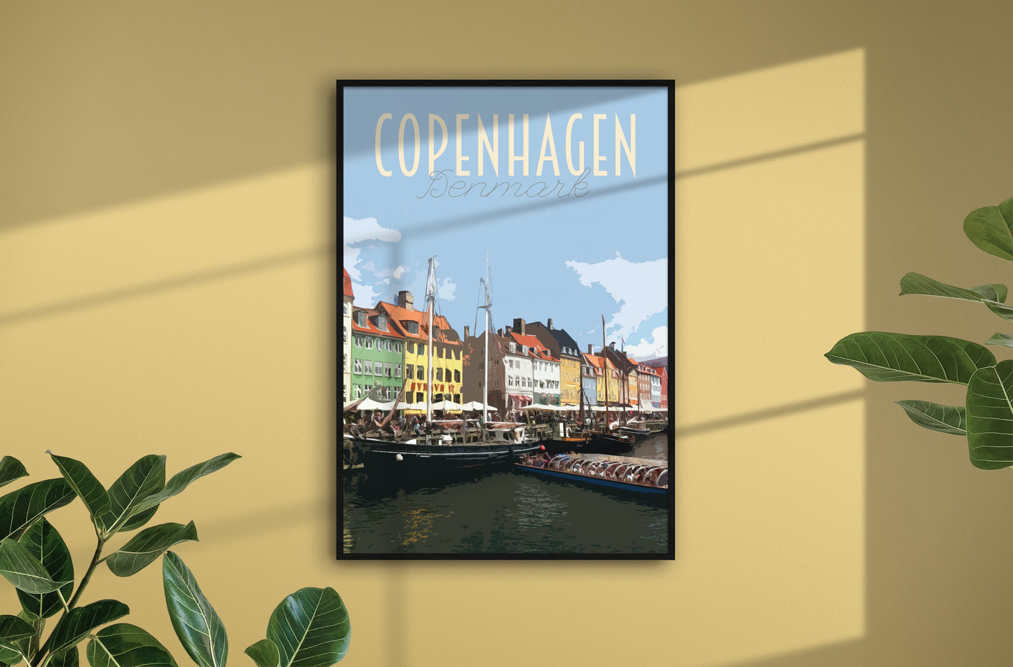 Copenhagen Travel Poster