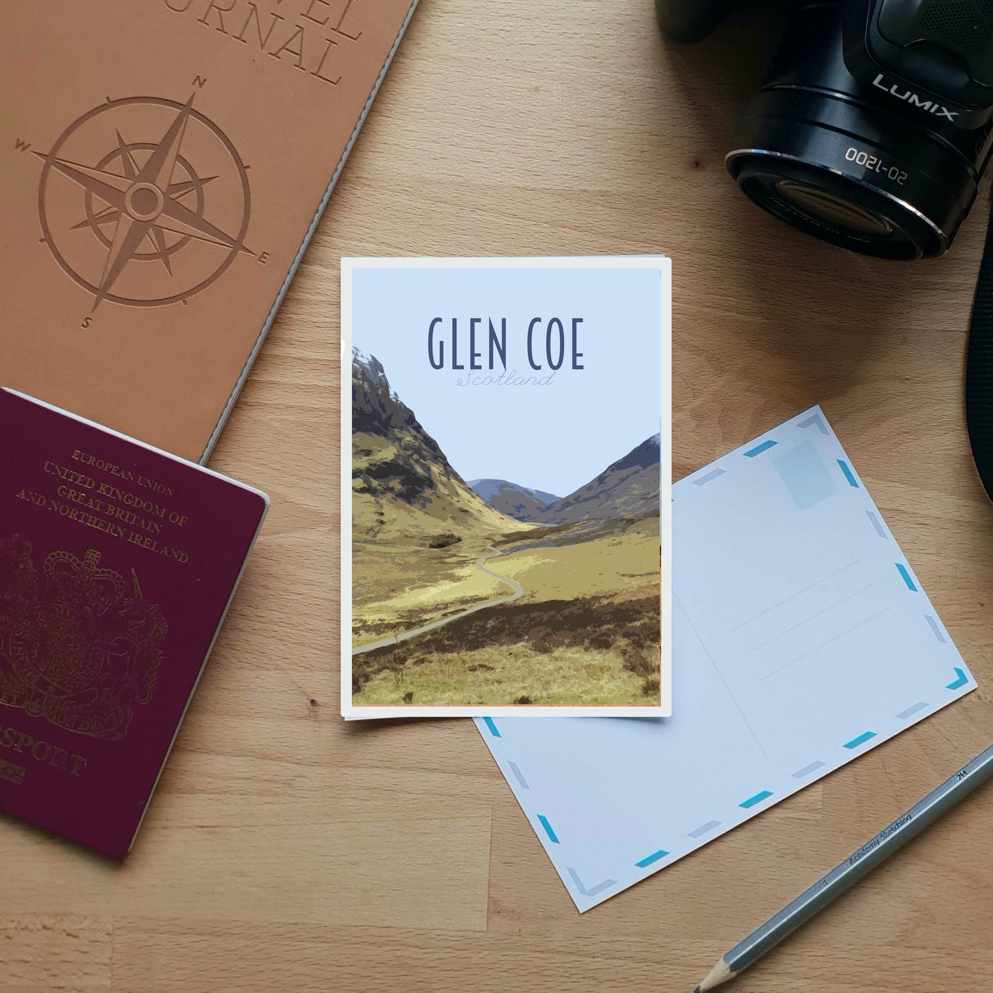 Glen Coe Travel Poster