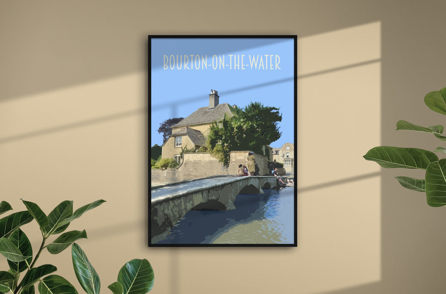 Bourton-on-the-Water Travel Poster