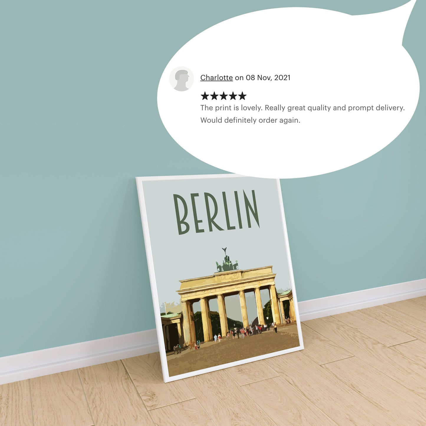Berlin Travel Poster
