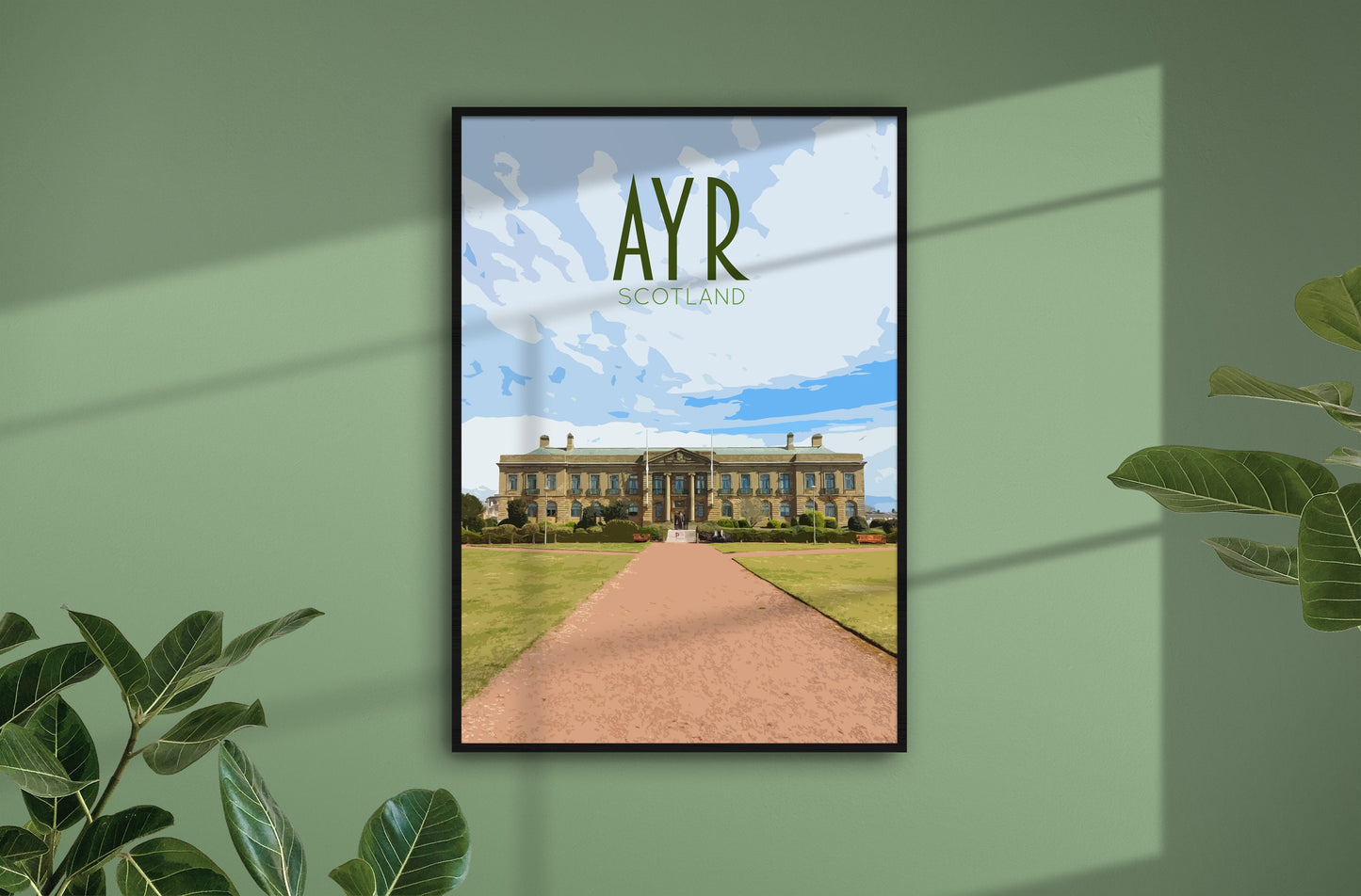 Ayr Travel Poster