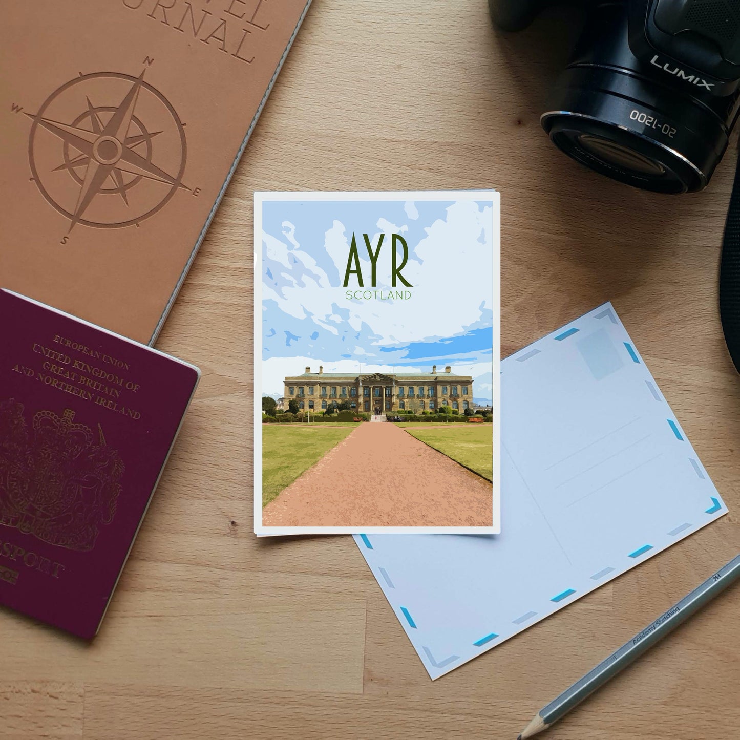 Ayr Travel Poster