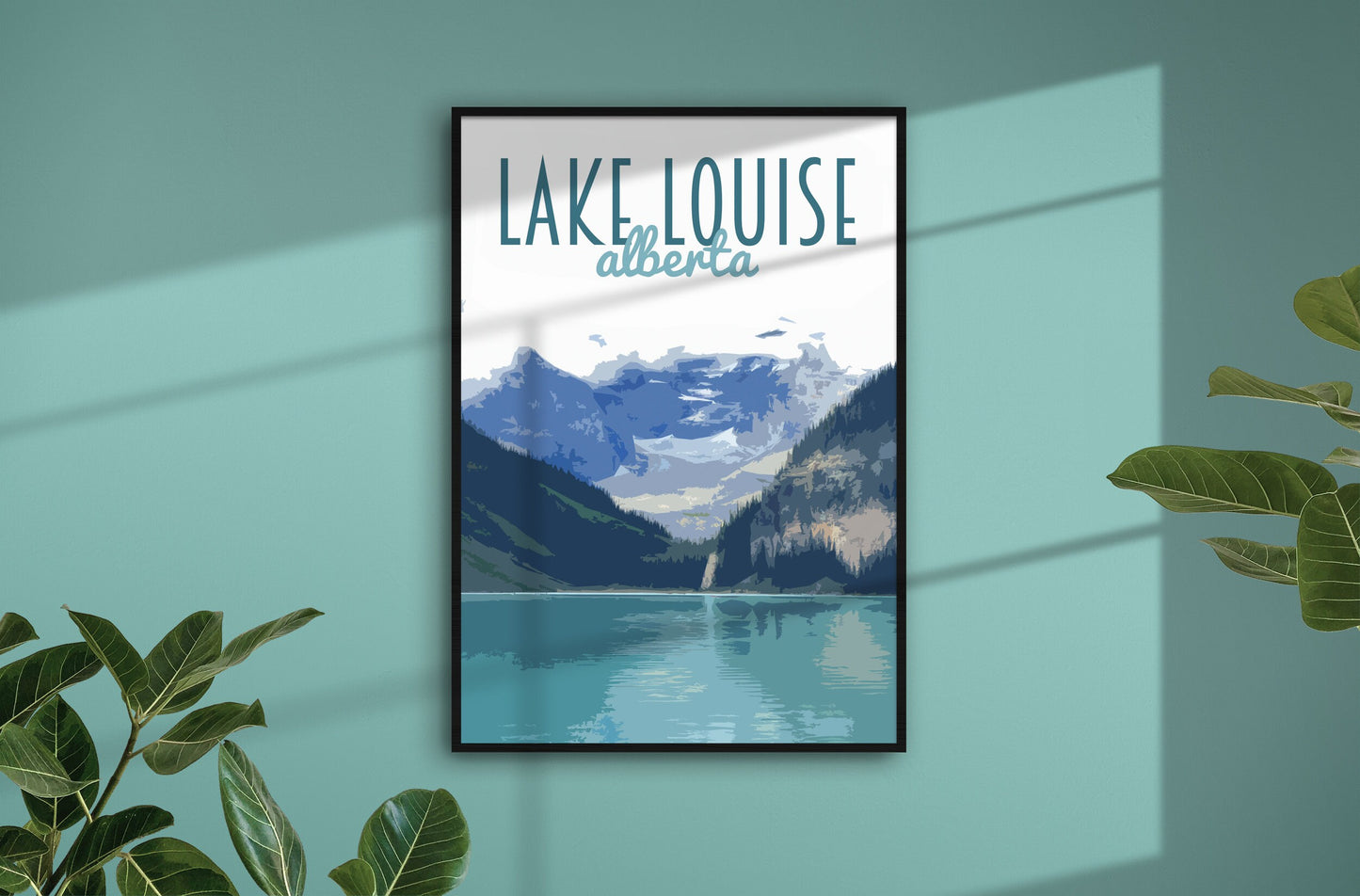 Lake Louise Travel Poster