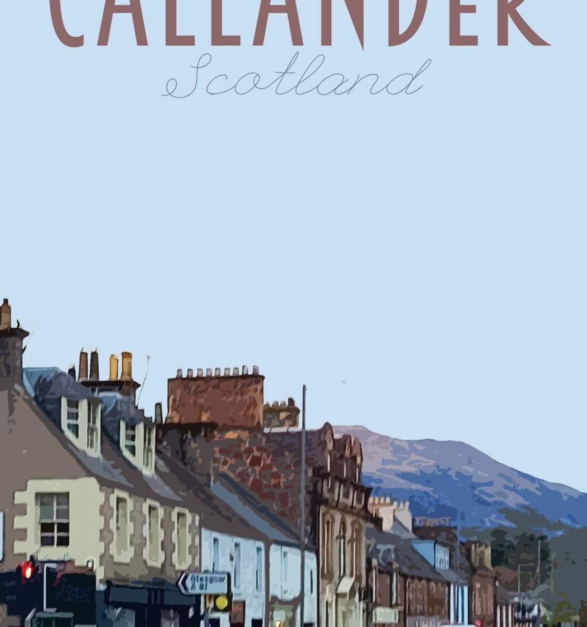 Callander Travel Poster