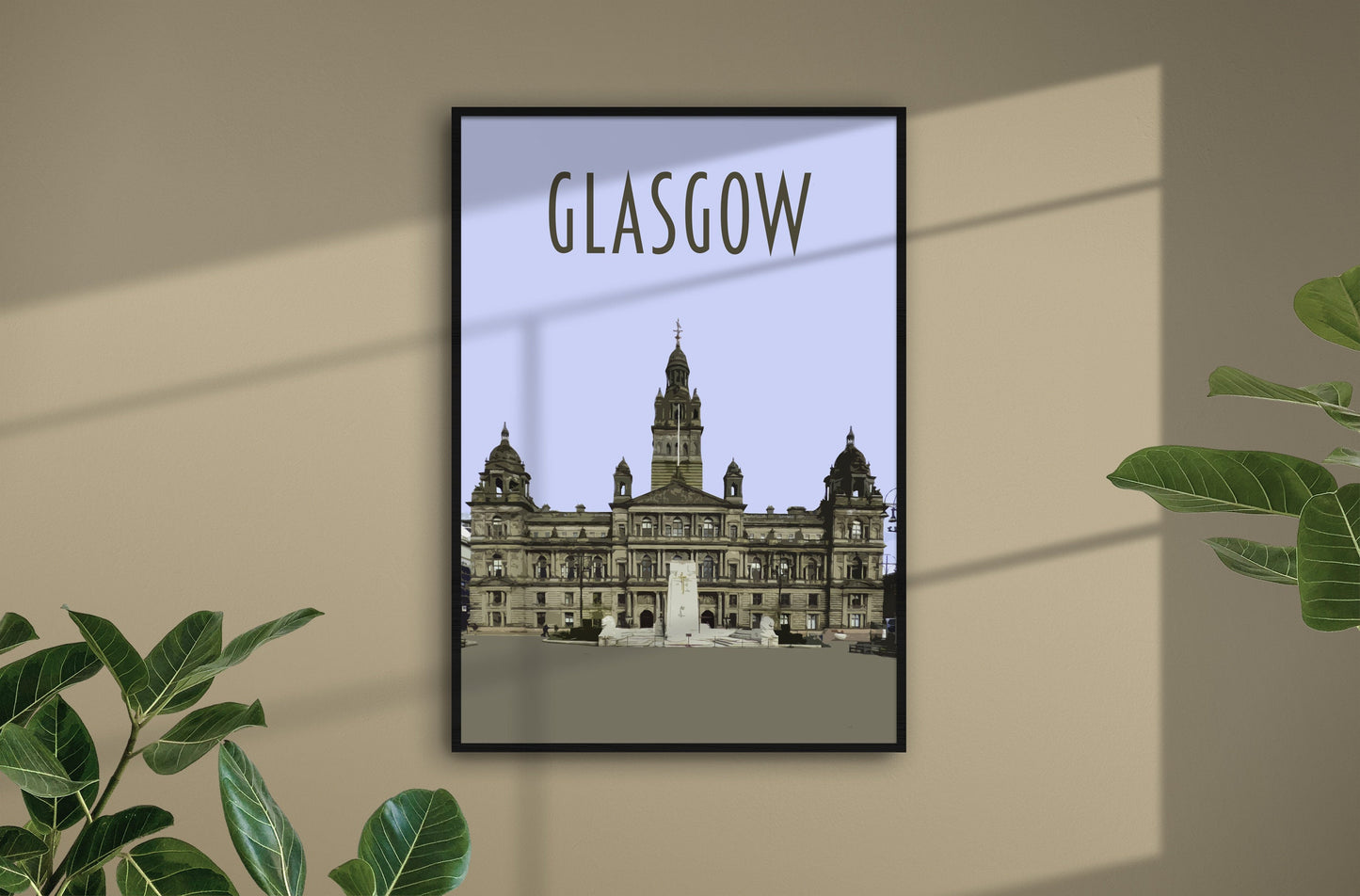 Glasgow Travel Poster