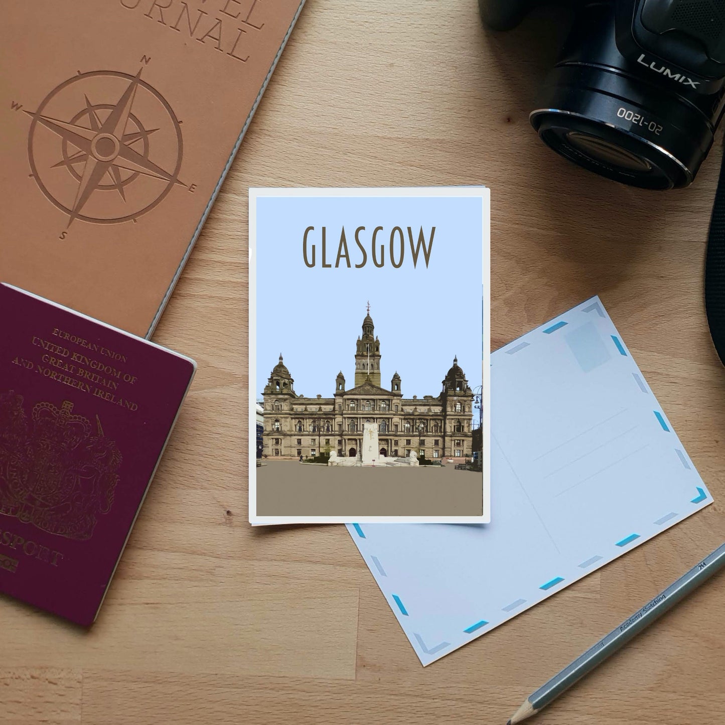 Glasgow Travel Poster