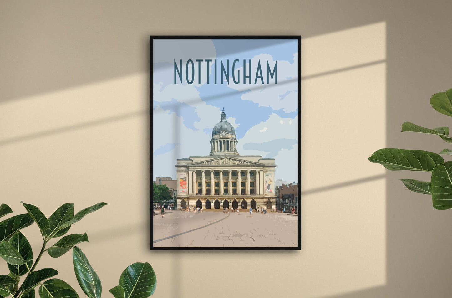 Nottingham Travel Poster