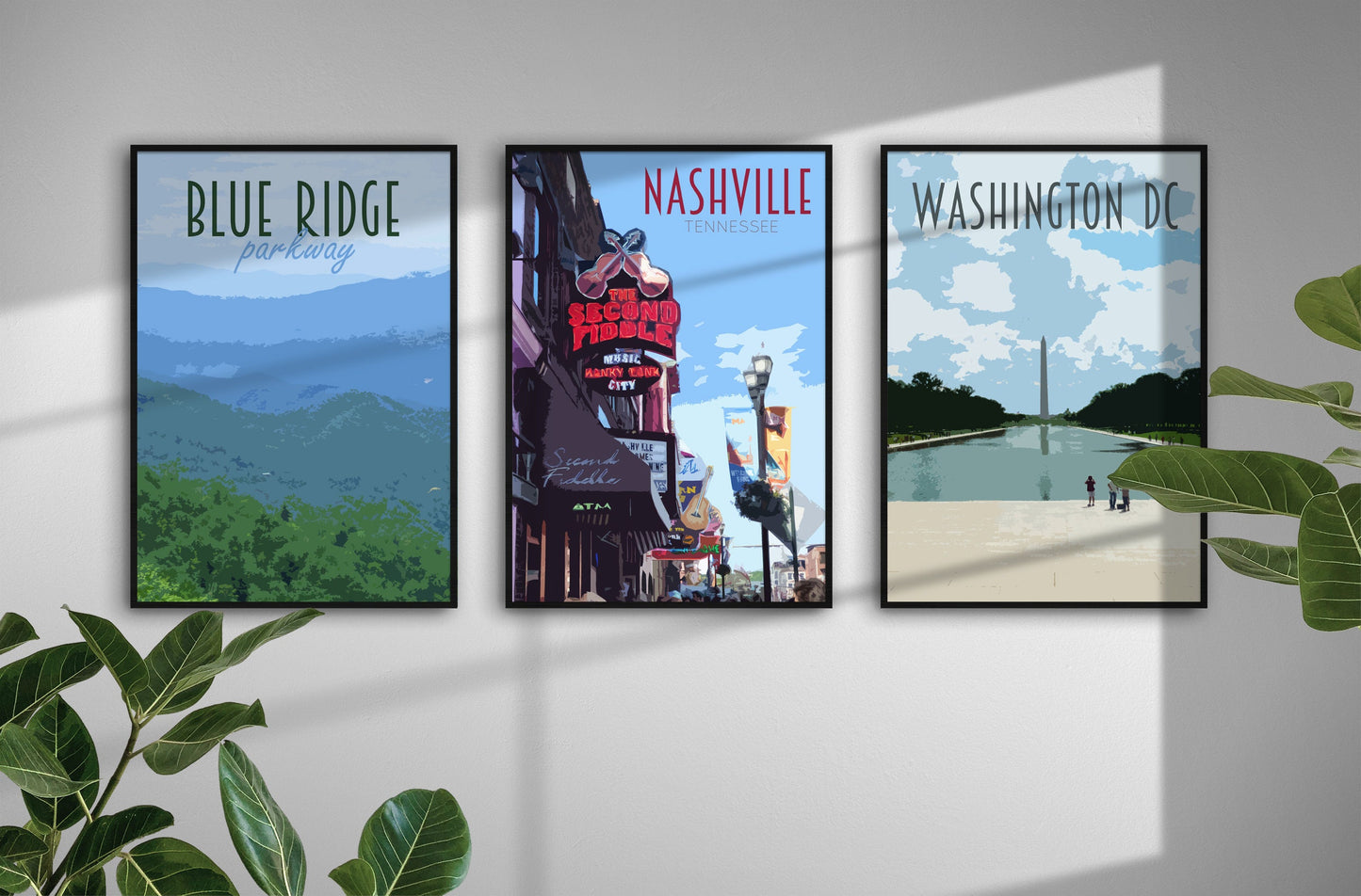 Asheville Travel Poster