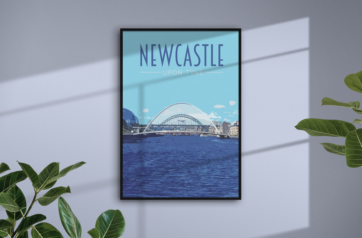 Newcastle Travel Poster