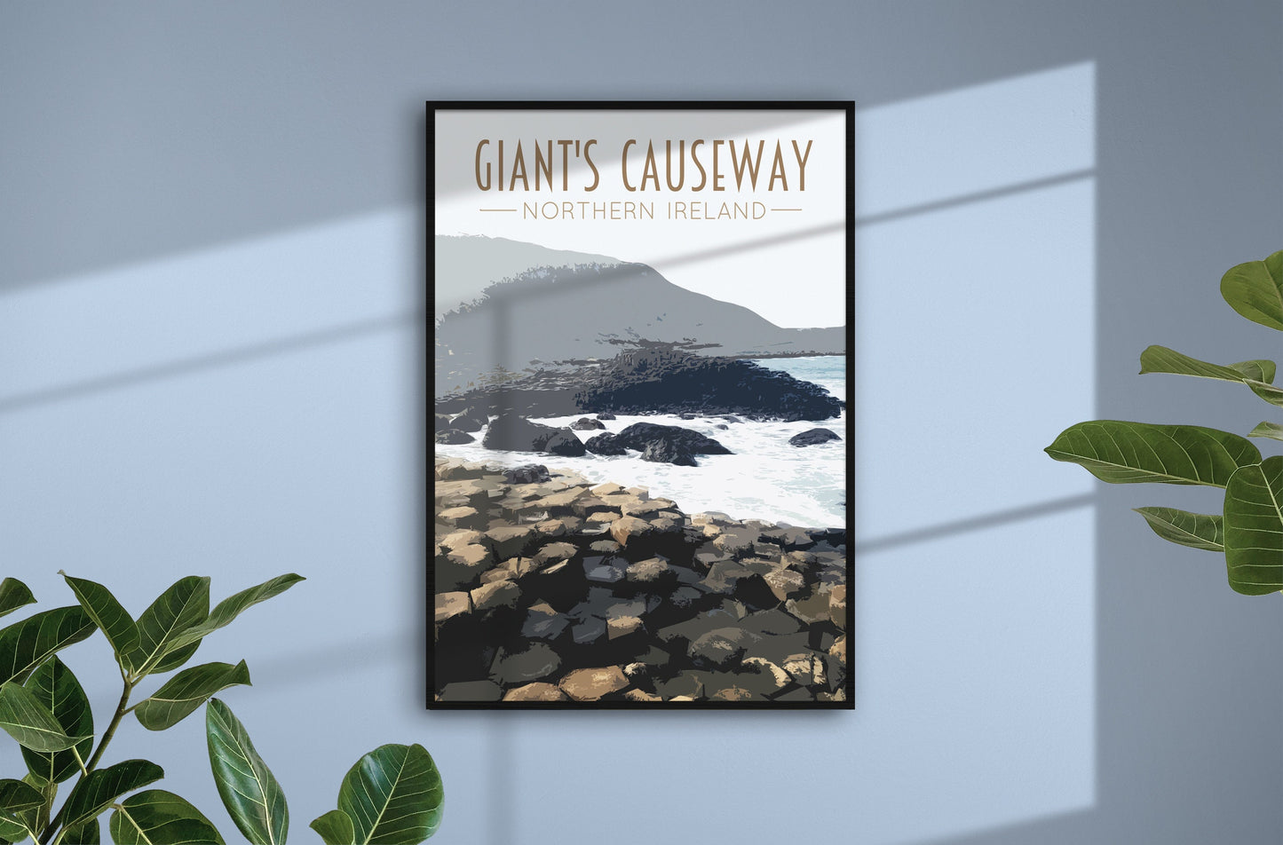 Giant's Causeway Travel Poster