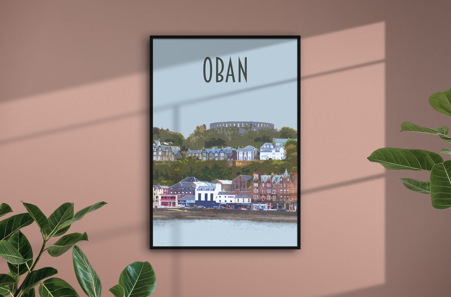 Oban Travel Poster