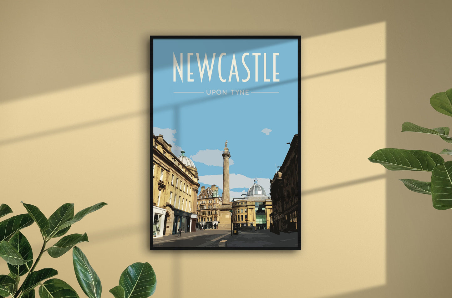 Newcastle Travel Poster