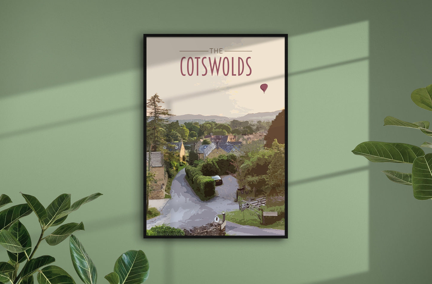 Cotswolds Travel Poster