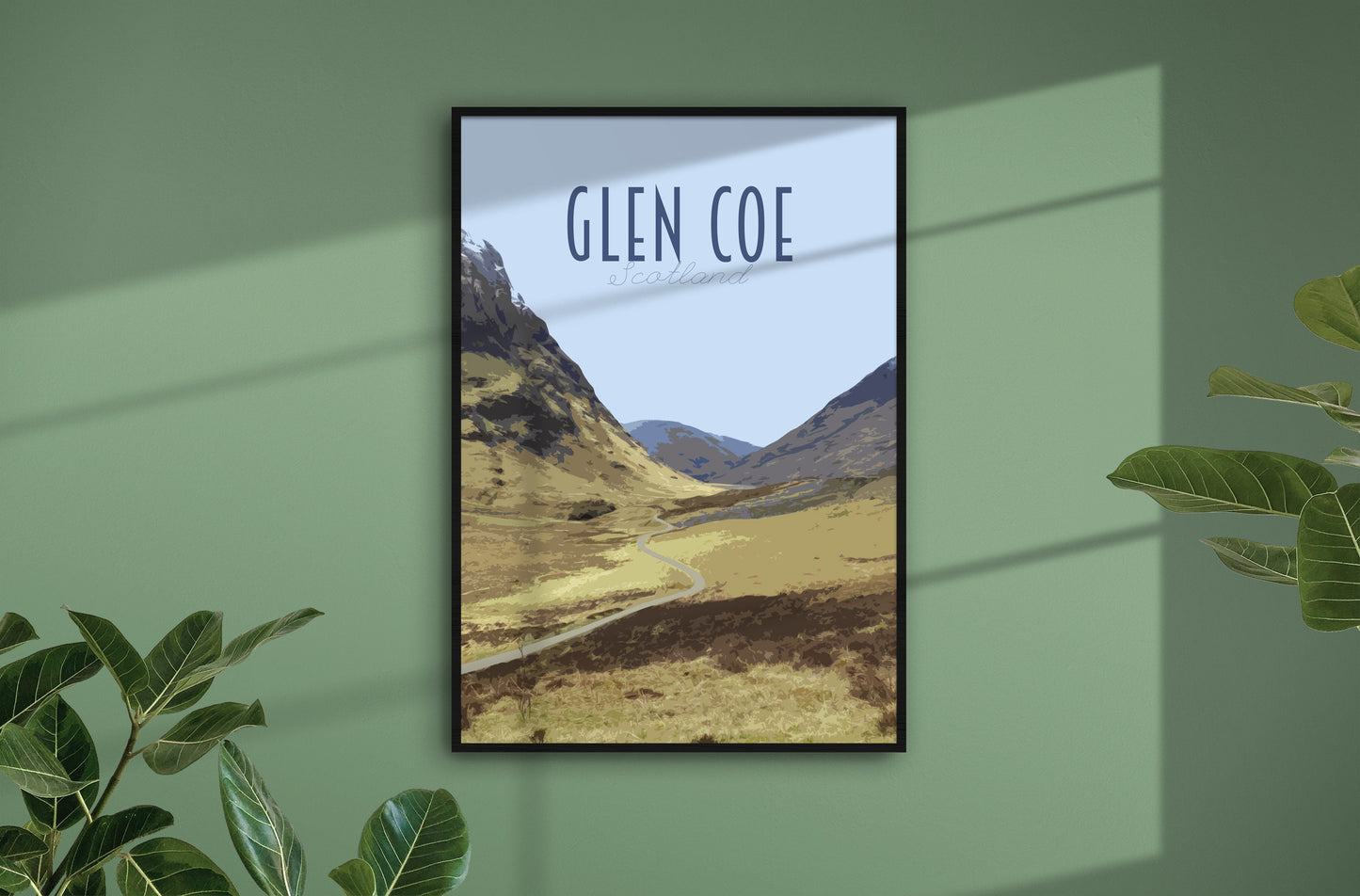 Glen Coe Travel Poster