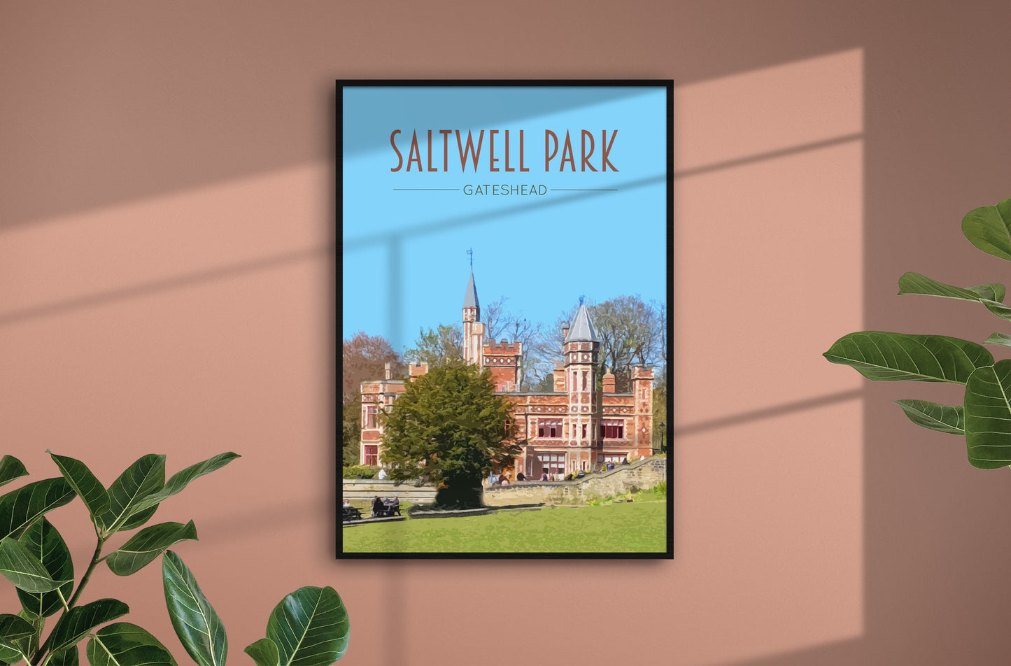 Saltwell Park, Gateshead Travel Poster